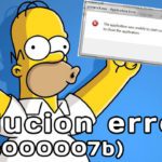 solucion error 0xc00007b
