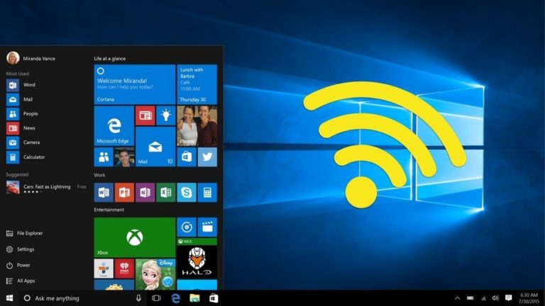 Crear Punto de Acceso WiFi en Windows 10